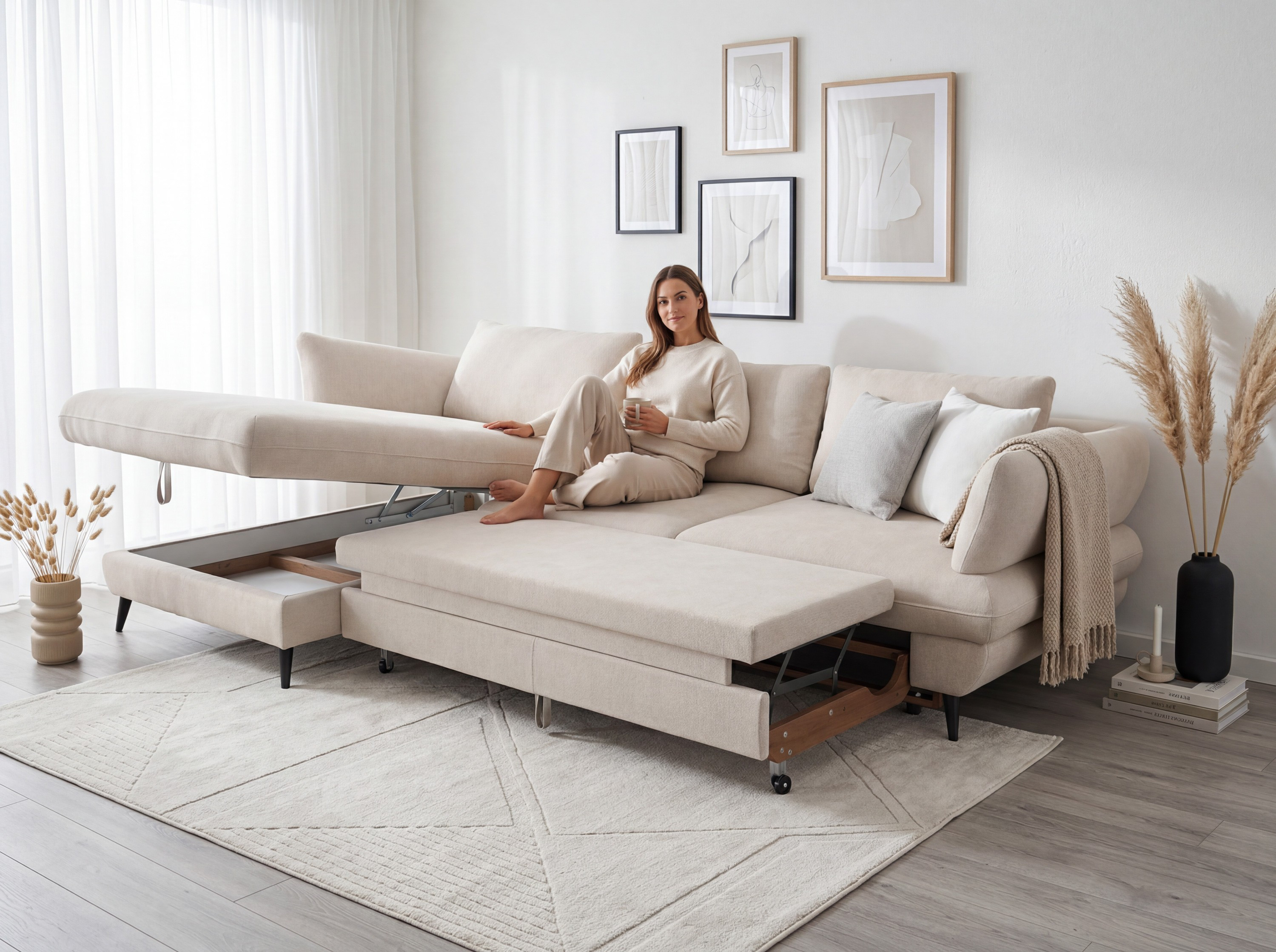 Rohová sedačka BALOU – detail