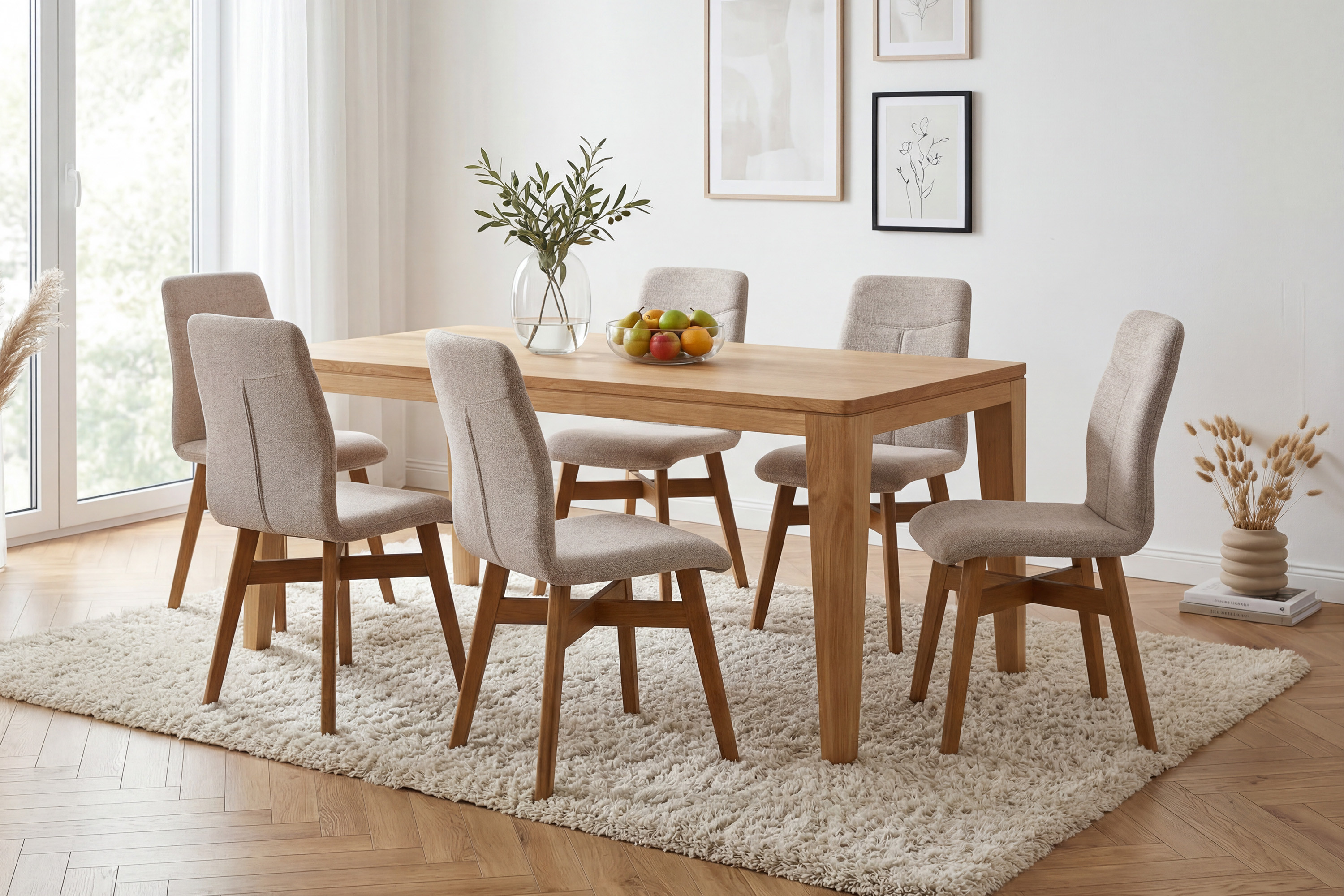 Stolička jedálenská YORK, sivá - easy clean