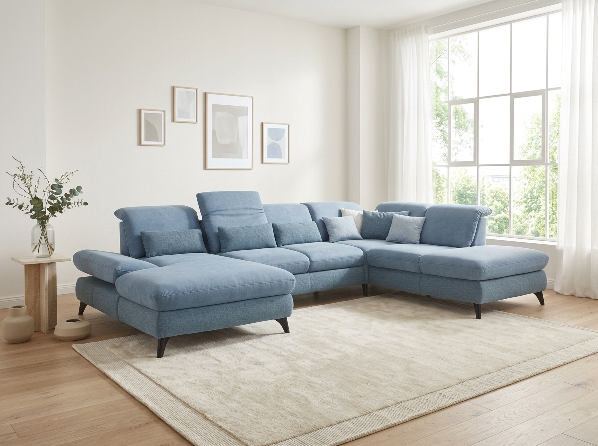 Plánovacia sedacia súprava do U s funkciami carolina