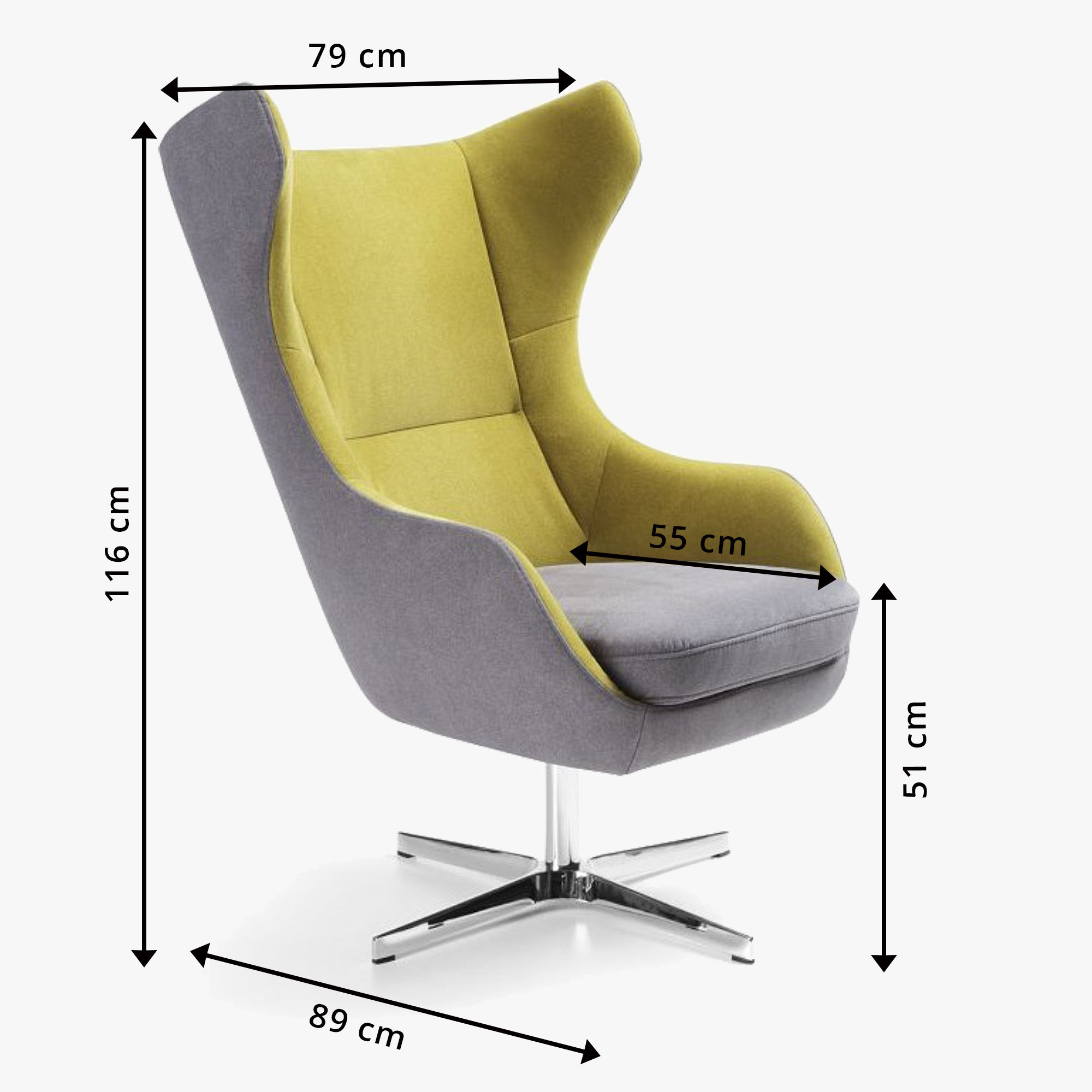 Detail čalúnenia kresla ZING Aquaclean Nordic