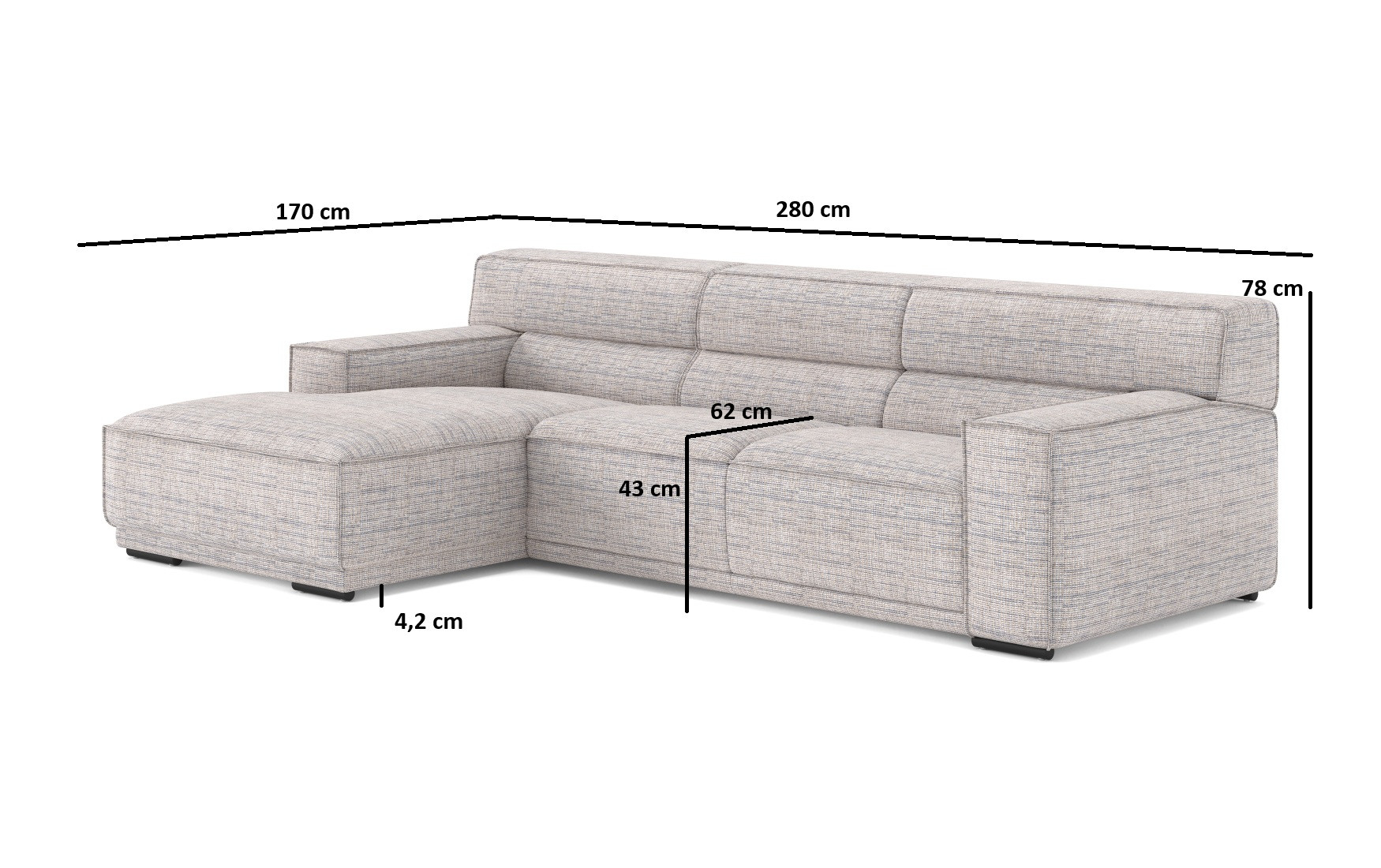 Ecksofa KUBO im Interieur