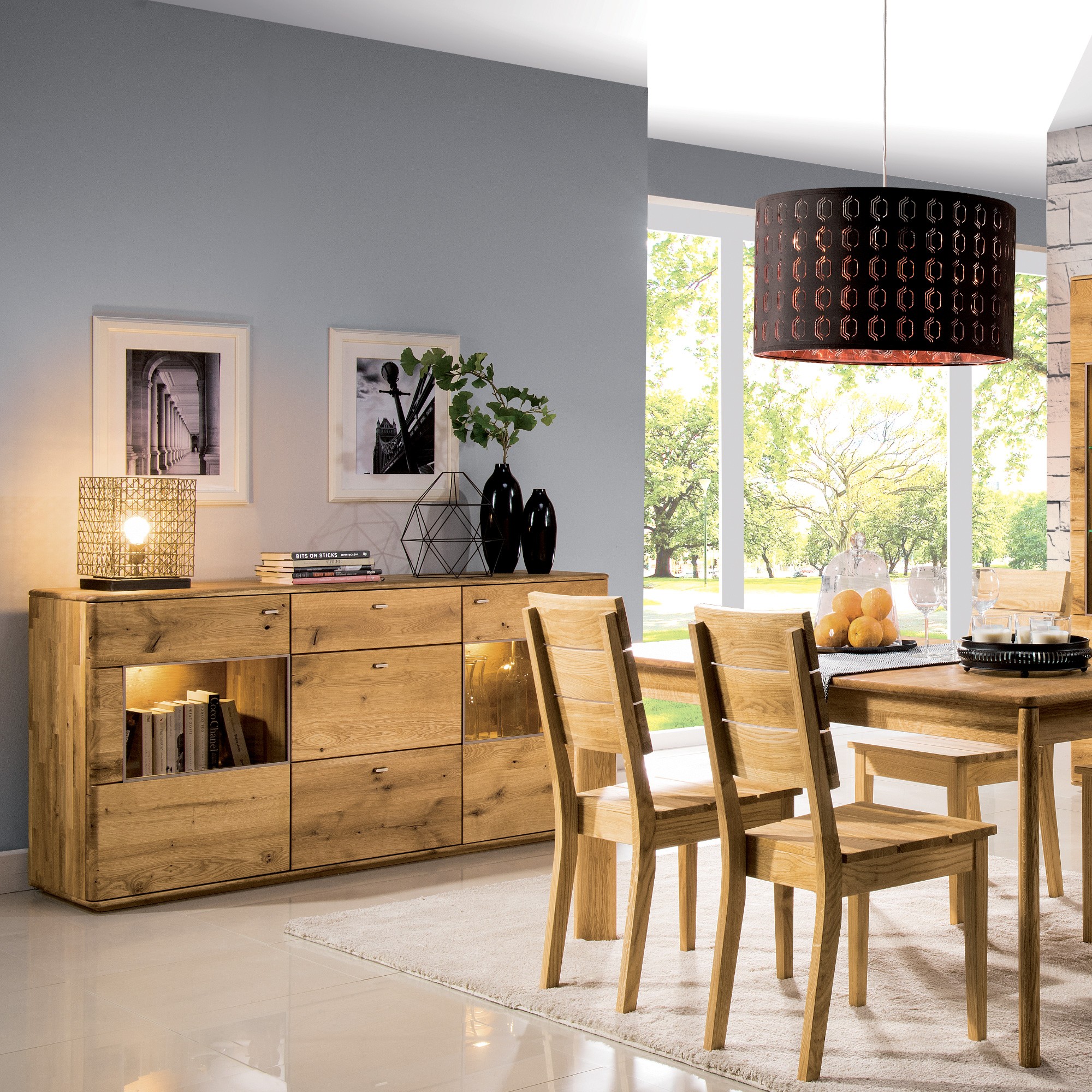 Luxuriöse Eichenkommode für das Wohnzimmer, TYP 49 Texas